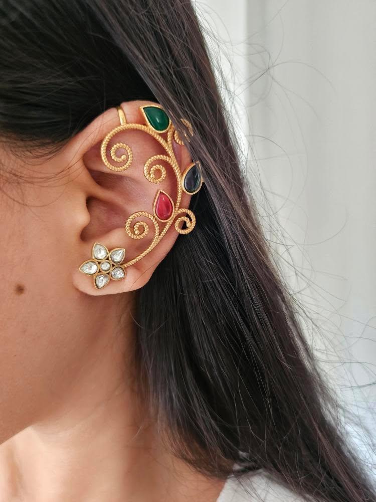 Zohra handcrafted earcuffs