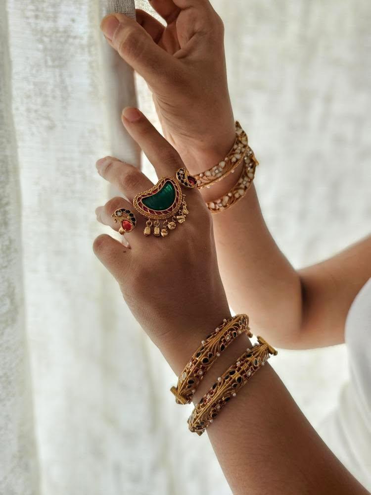 Zohra handcrafted ring - Image 9