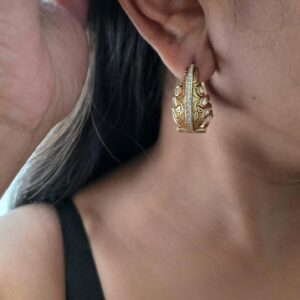 Zohra meenakari hoops