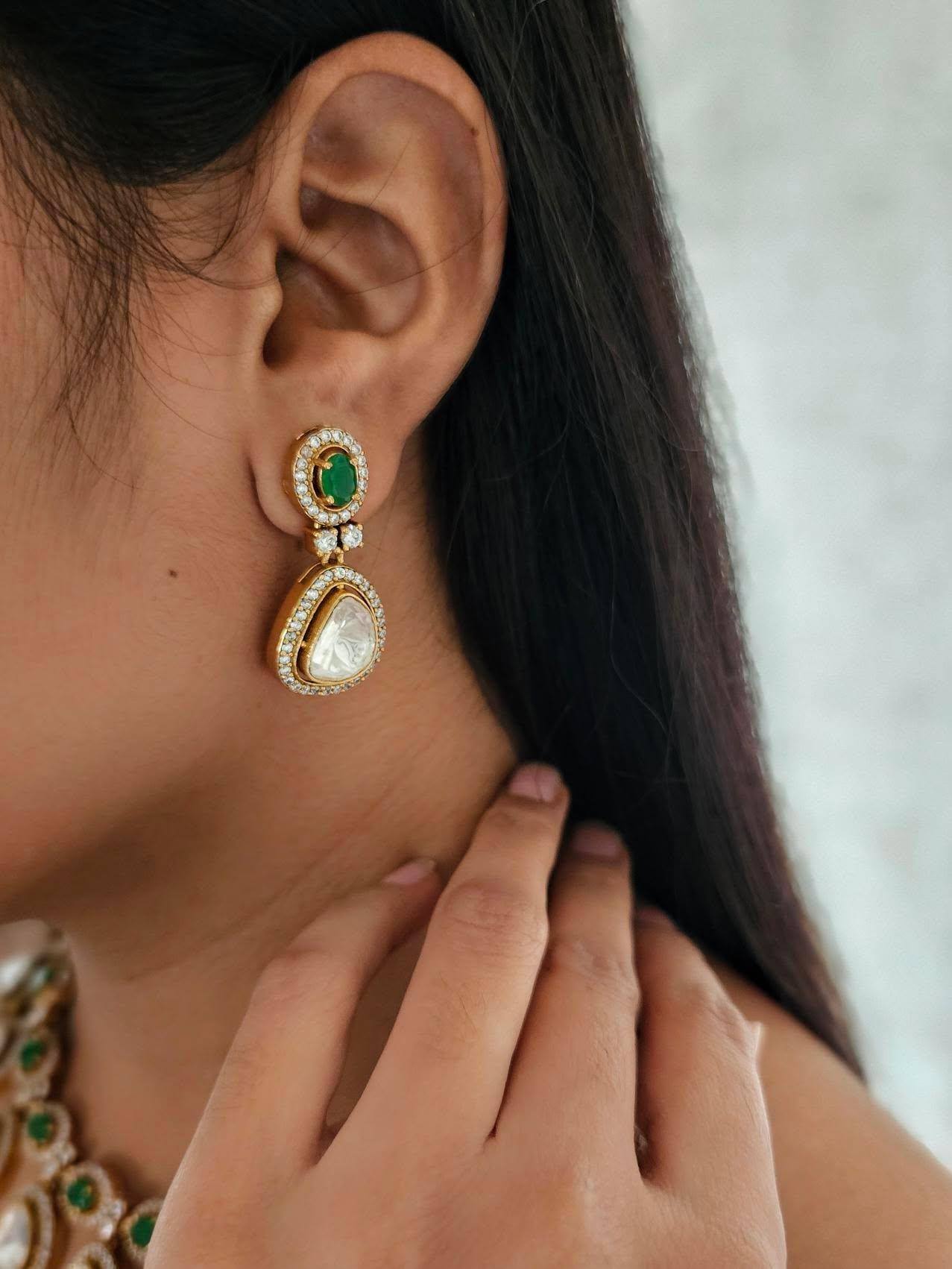 Tahira polki necklace