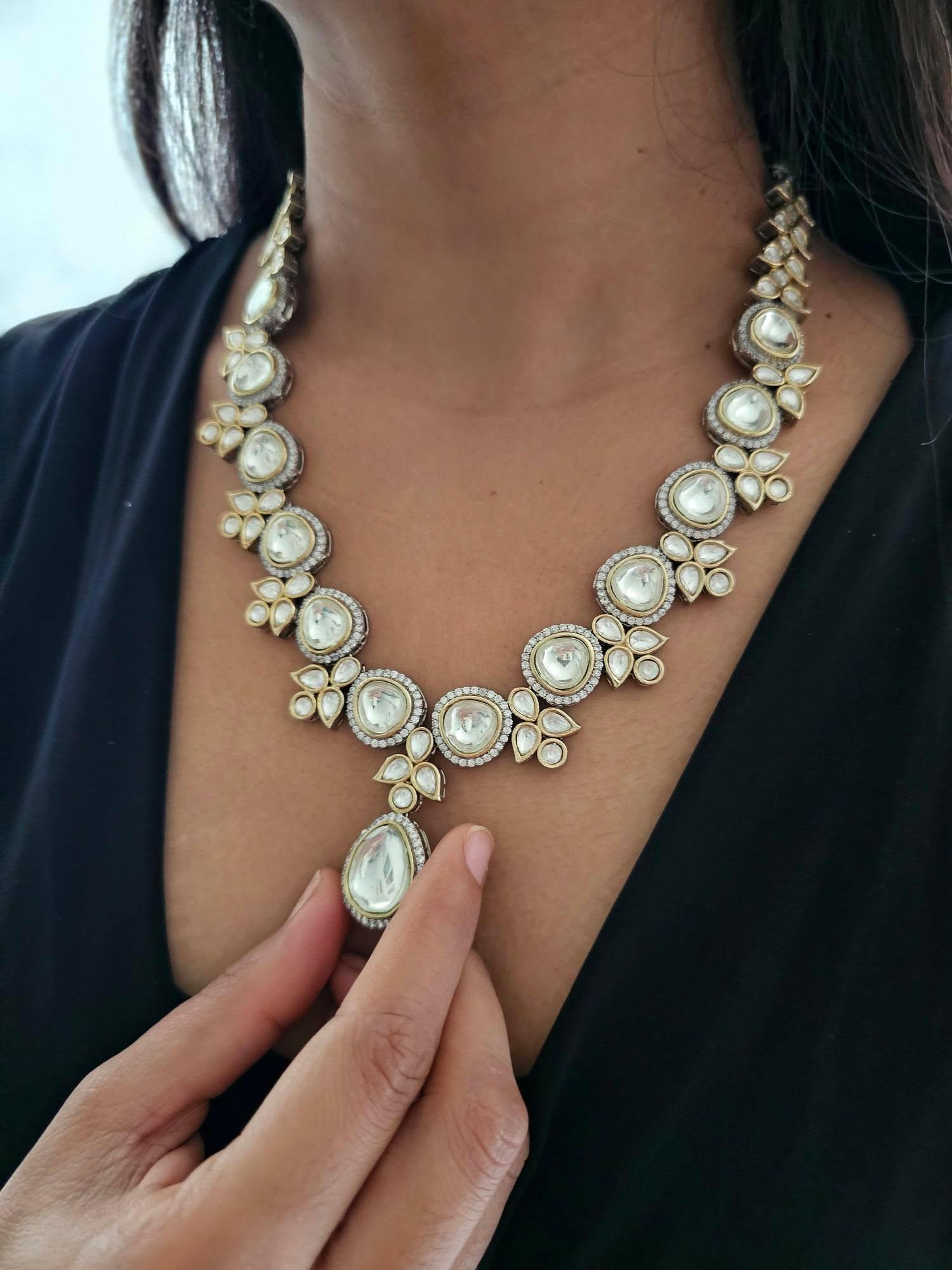 Vanyara polki necklace