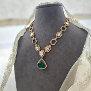Guahar polki necklace
