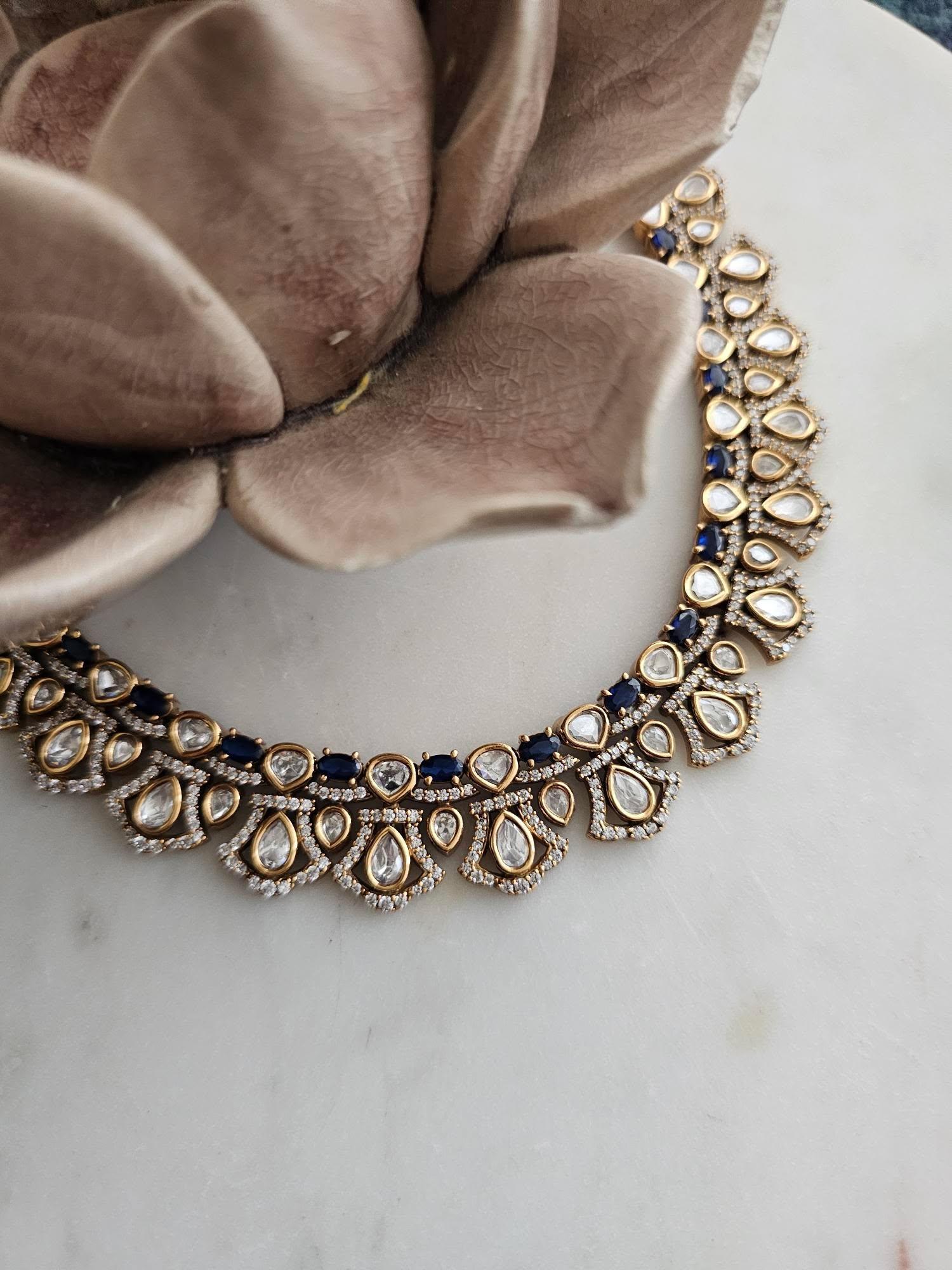 Tanya polki necklace