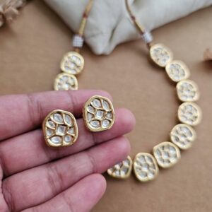 Tirupa polki delicate necklace