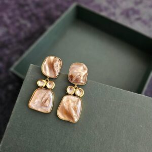 Kimaya semi-precious stone earrings