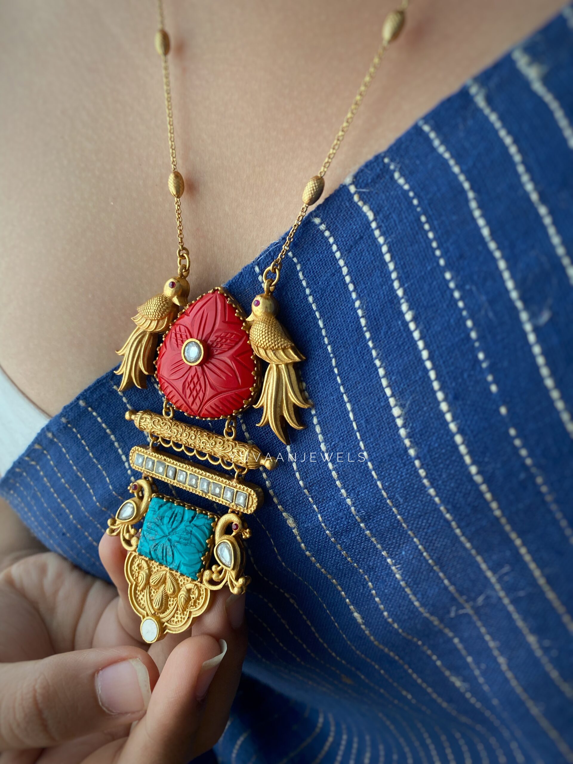 Meera handcrafted necklace - Image 9